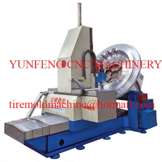 cnc milling machine for two pieces tyre mold